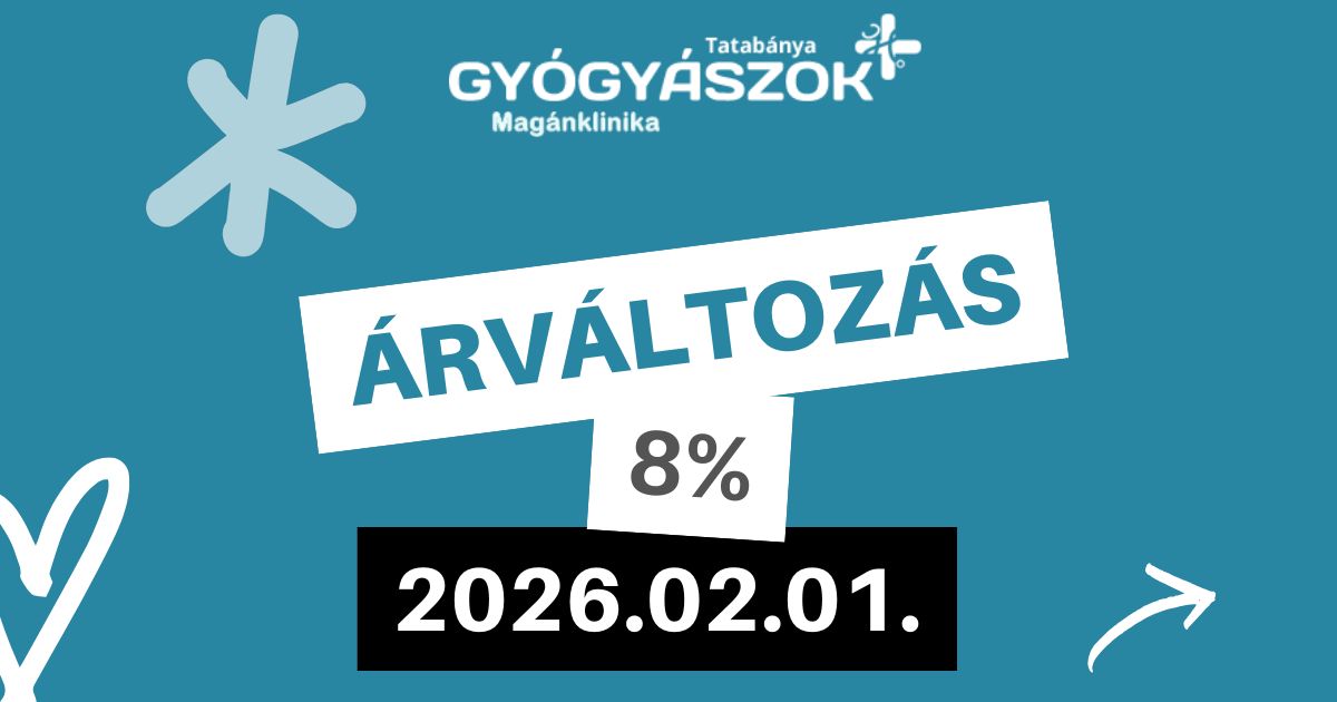 Figyelem! Árváltozás februártól!