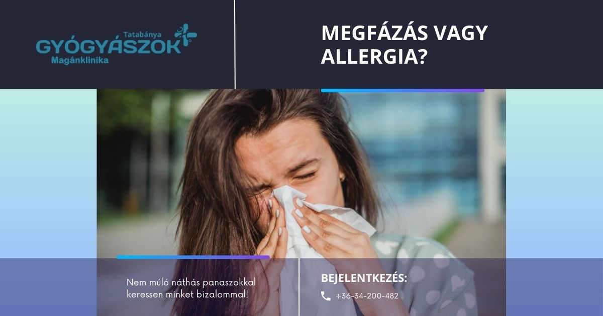 Megfázás vagy allergia?