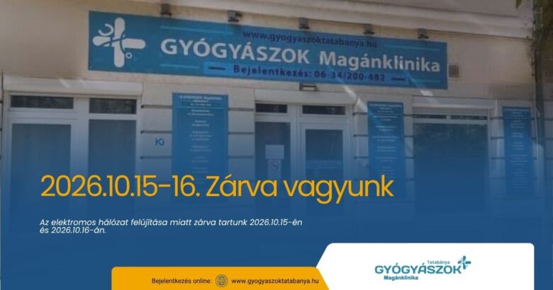 Zárva leszünk 2026.10.15-16.