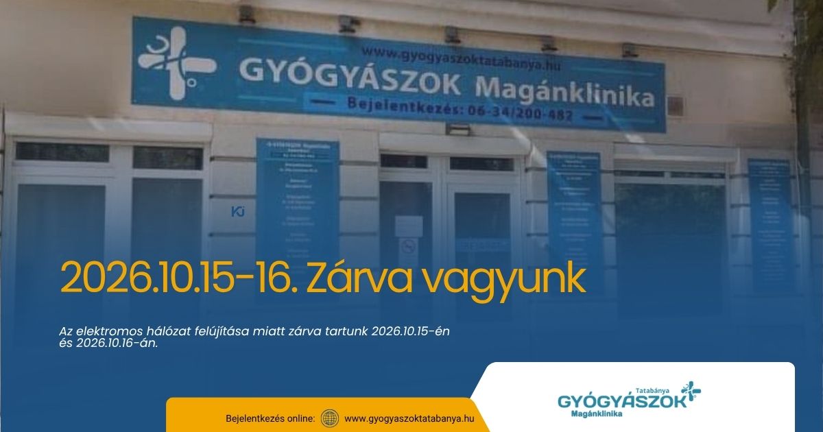 Zárva leszünk 2026.10.15-16.